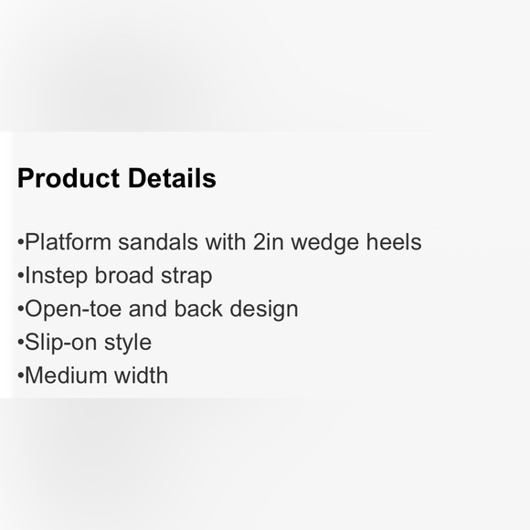 A NEW DAY PRIM BLACK BRAIDED PLATFORM SLIDE IN SANDALS SIZE 7 - Picture 3 of 12